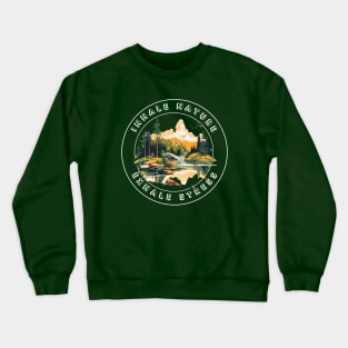 Inhale Nature - Exhale Stress Crewneck Sweatshirt